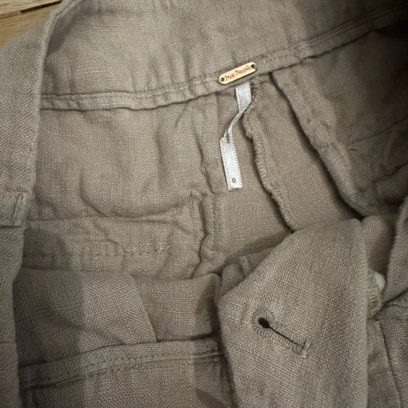 Free People Linen Dress Shorts - Picture 4 of 8